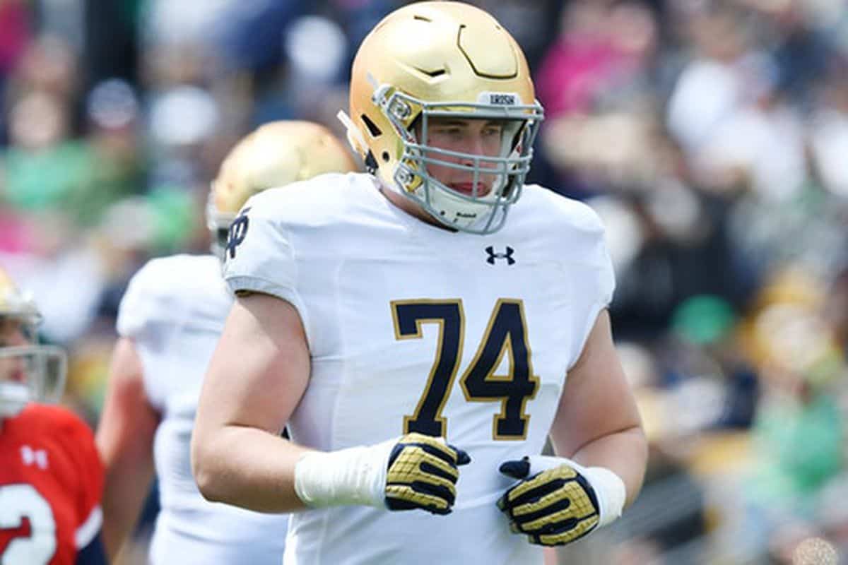 Liam Eichenberg, OT, Notre Dame